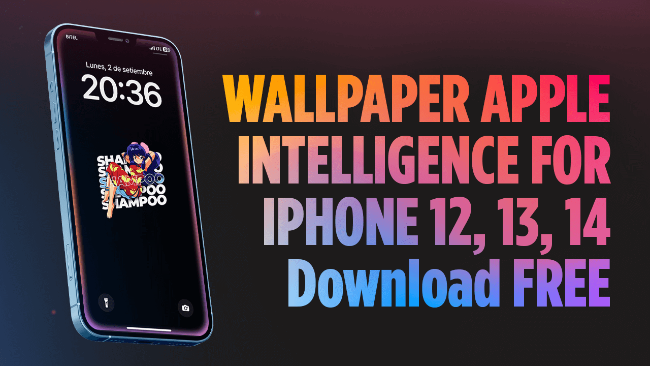 Wallpaper iPhone Apple Intelligence UHD